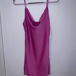 Urban Outfitters hot pink dress